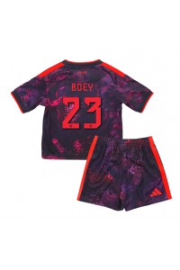 Bayern Munich Sacha Boey #23 Jalkapallovaatteet Lasten Kolmas peliasu 2026-27 Lyhythihainen (+ Lyhyet housut)